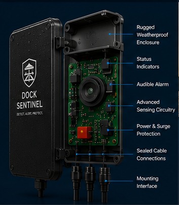 Dock Sentinel internal cutaway concept